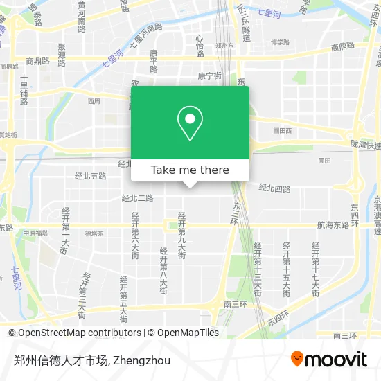 郑州信德人才市场 map