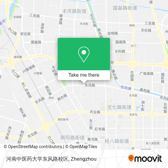 河南中医药大学东风路校区 map