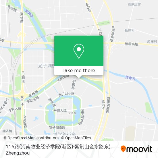 115路(河南牧业经济学院(新区)-紫荆山金水路东) map