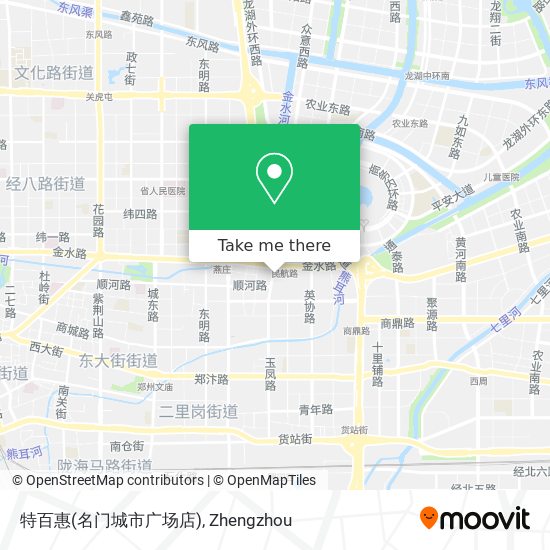 特百惠(名门城市广场店) map