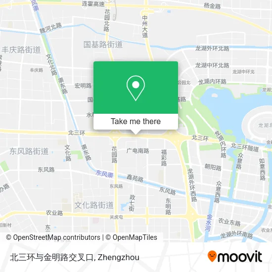 北三环与金明路交叉口 map