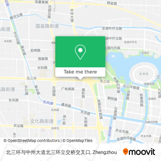 北三环与中州大道北三环立交桥交叉口 map