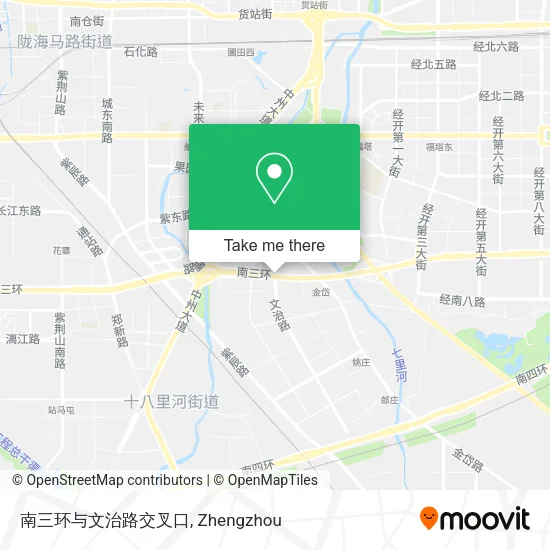 南三环与文治路交叉口 map