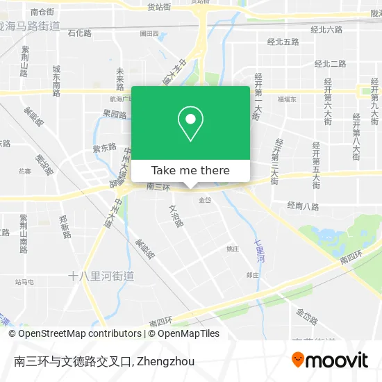 南三环与文德路交叉口 map