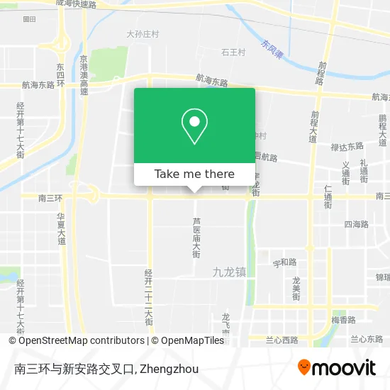 南三环与新安路交叉口 map