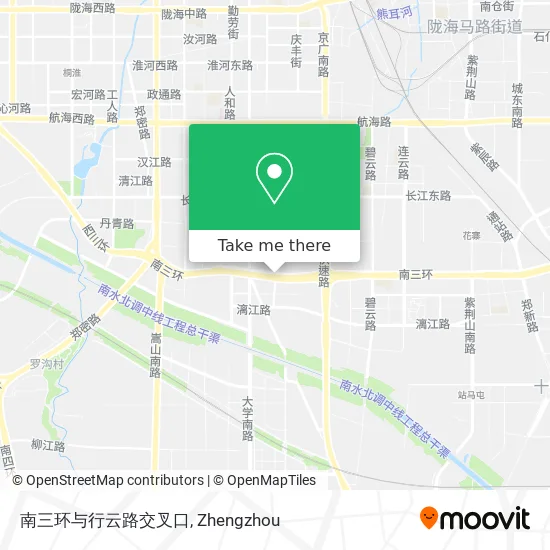 南三环与行云路交叉口 map