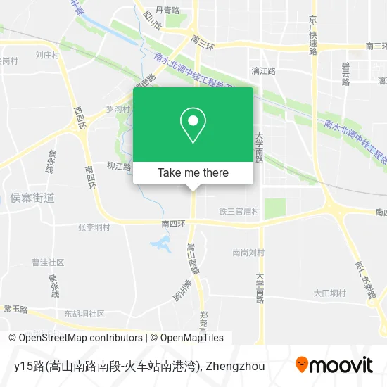 y15路(嵩山南路南段-火车站南港湾) map