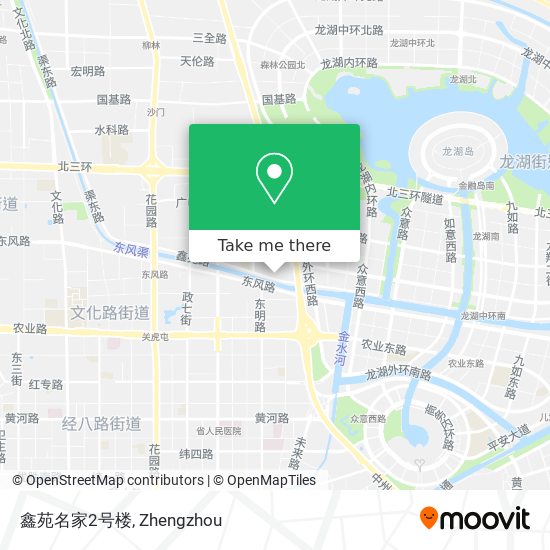 鑫苑名家2号楼 map