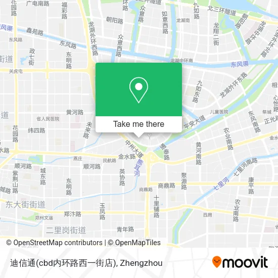 迪信通(cbd内环路西一街店) map