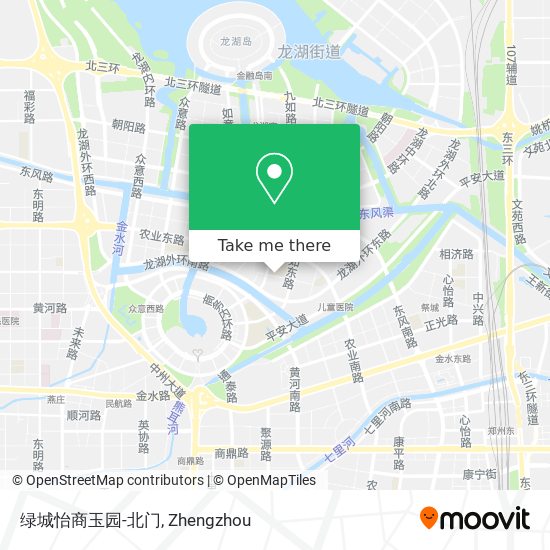 绿城怡商玉园-北门 map