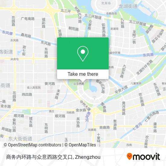 商务内环路与众意西路交叉口 map