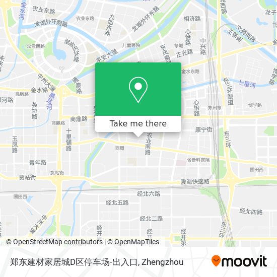 郑东建材家居城D区停车场-出入口 map