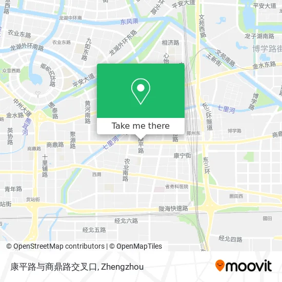 康平路与商鼎路交叉口 map