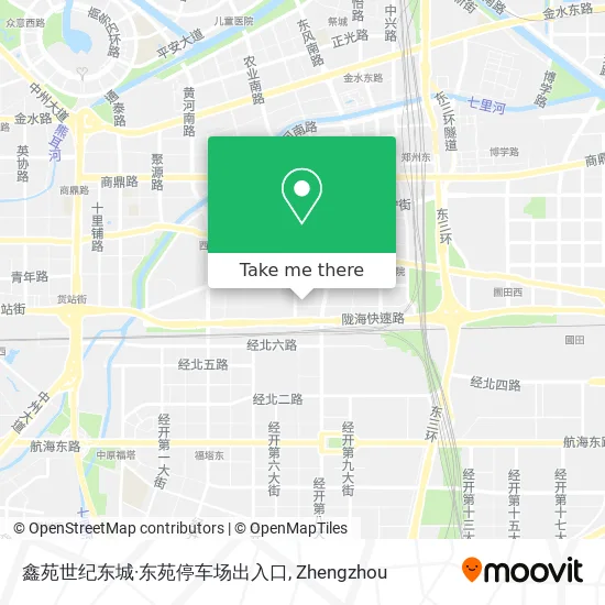 鑫苑世纪东城·东苑停车场出入口 map