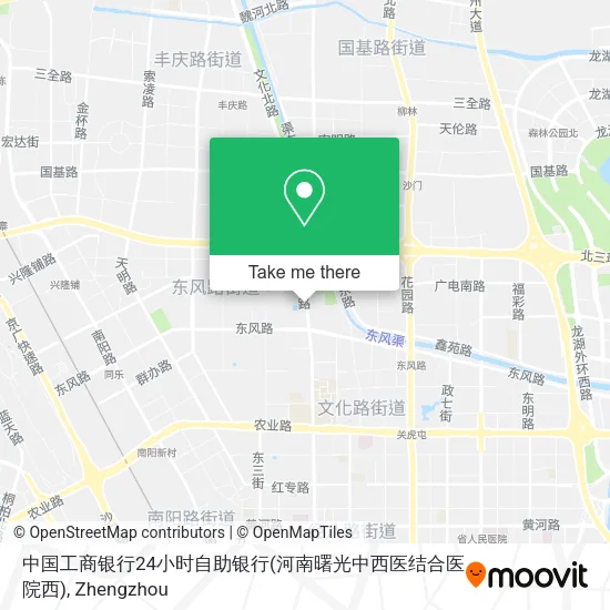 中国工商银行24小时自助银行(河南曙光中西医结合医院西) map