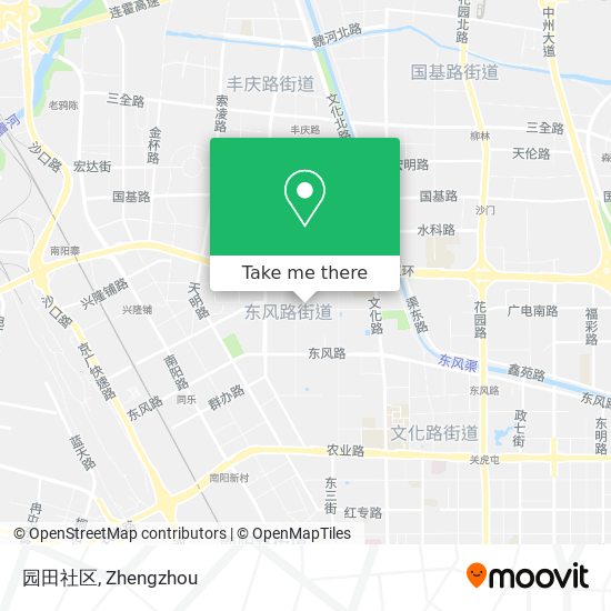 园田社区 map