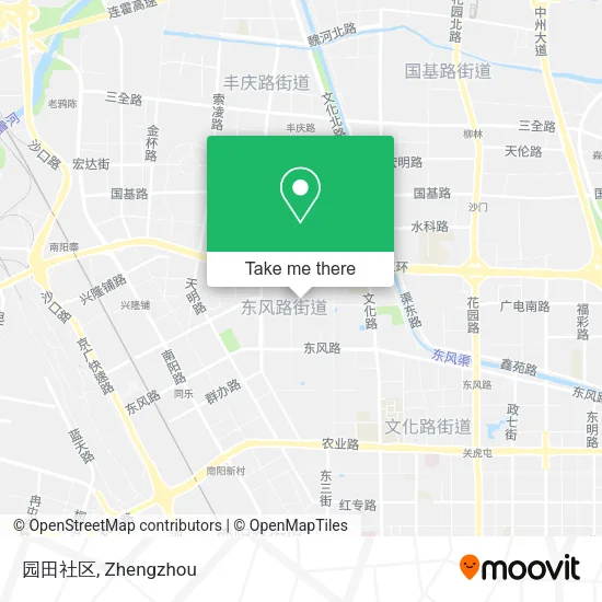 园田社区 map