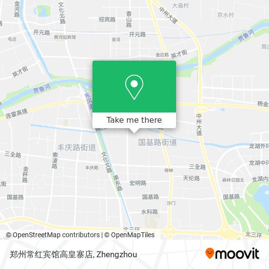 郑州常红宾馆高皇寨店 map