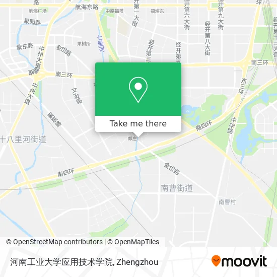 河南工业大学应用技术学院 map