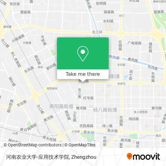 河南农业大学-应用技术学院 map