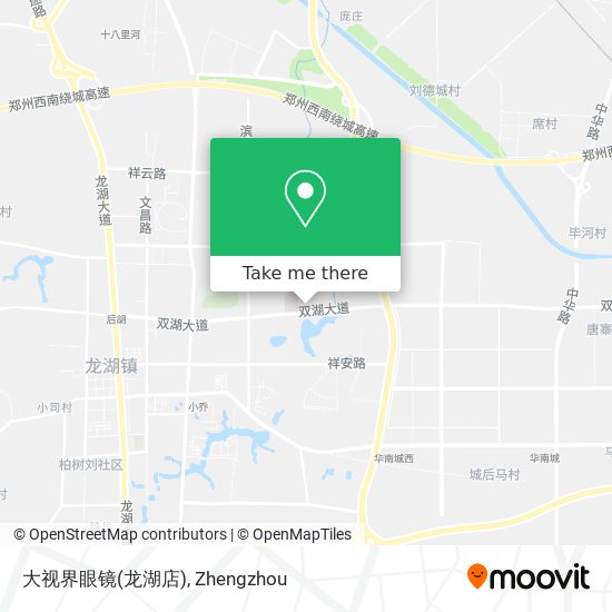 大视界眼镜(龙湖店) map