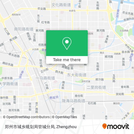 郑州市城乡规划局管城分局 map