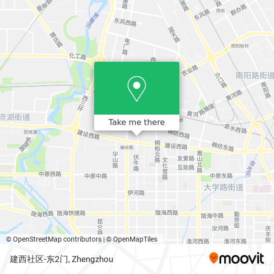 建西社区-东2门 map
