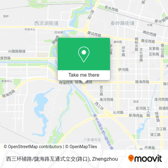 西三环辅路/陇海路互通式立交(路口) map