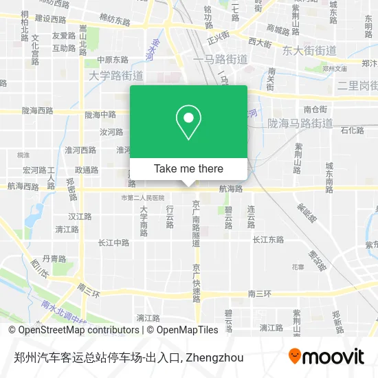 郑州汽车客运总站停车场-出入口 map