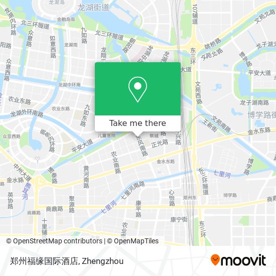 郑州福缘国际酒店 map