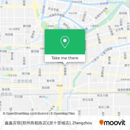 鑫鑫宾馆(郑州商都路店)(原十里铺店) map