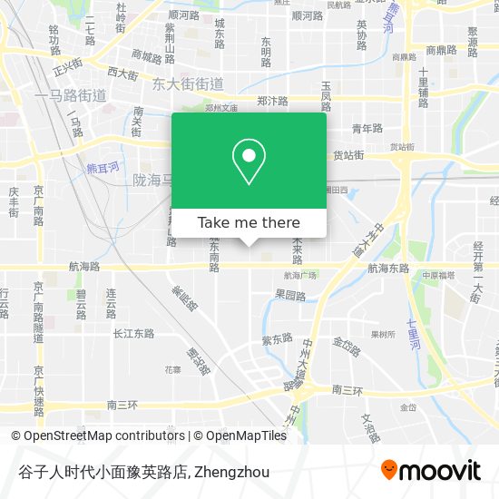 谷子人时代小面豫英路店 map