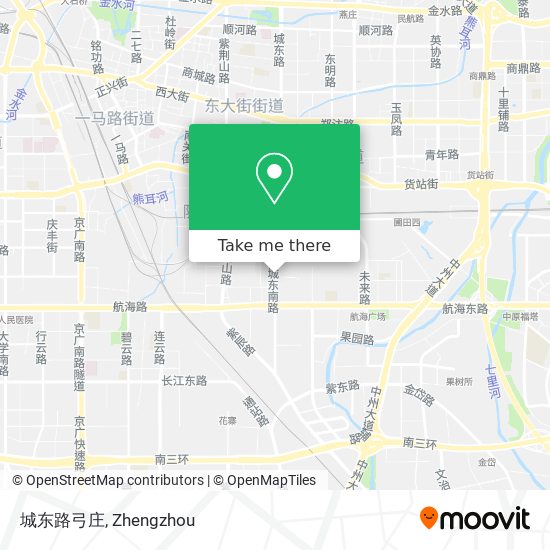 城东路弓庄 map