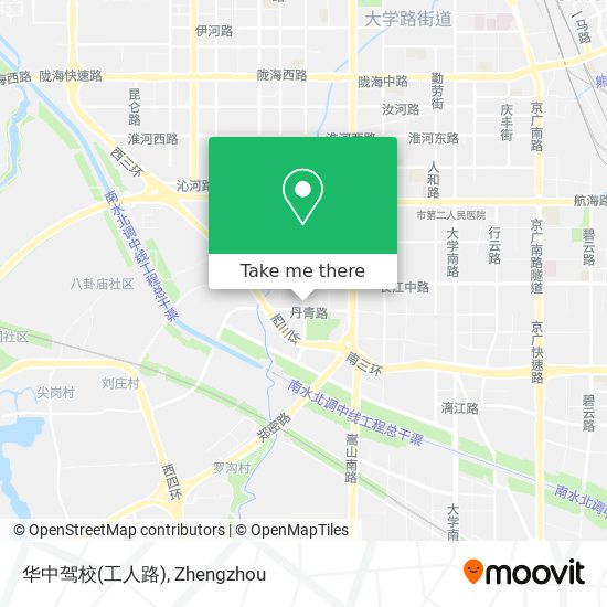 华中驾校(工人路) map