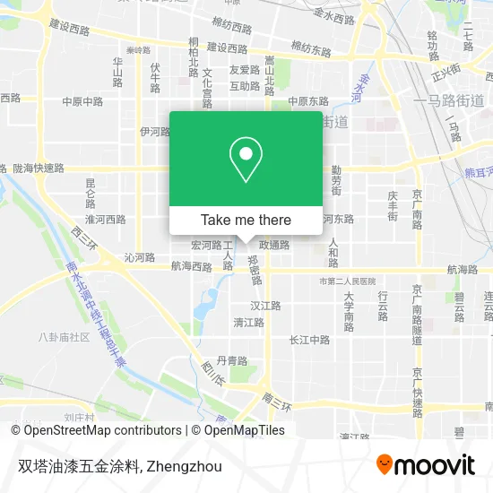 双塔油漆五金涂料 map