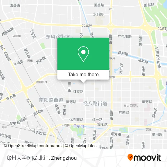 郑州大学医院-北门 map