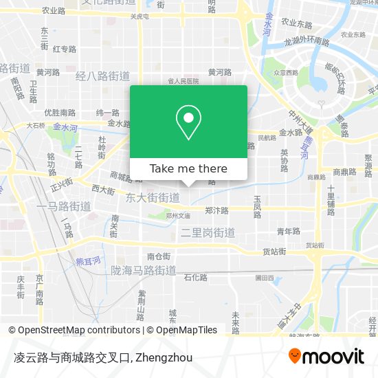 凌云路与商城路交叉口 map