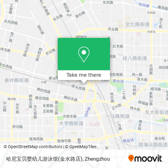 哈尼宝贝婴幼儿游泳馆(金水路店) map