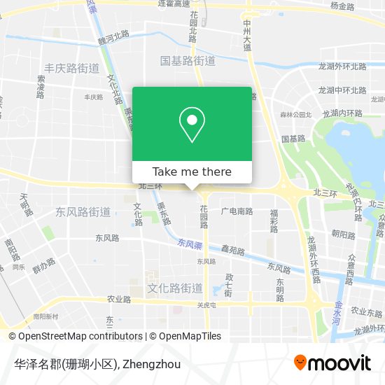 华泽名郡(珊瑚小区) map
