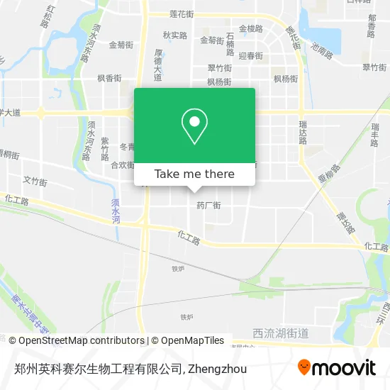 郑州英科赛尔生物工程有限公司 map