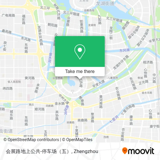 会展路地上公共-停车场（五） map