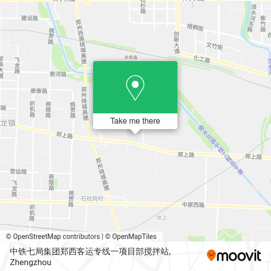 中铁七局集团郑西客运专线一项目部搅拌站 map