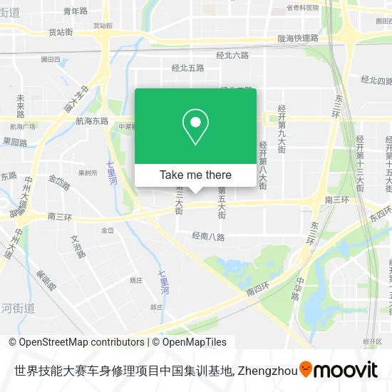 世界技能大赛车身修理项目中国集训基地 map