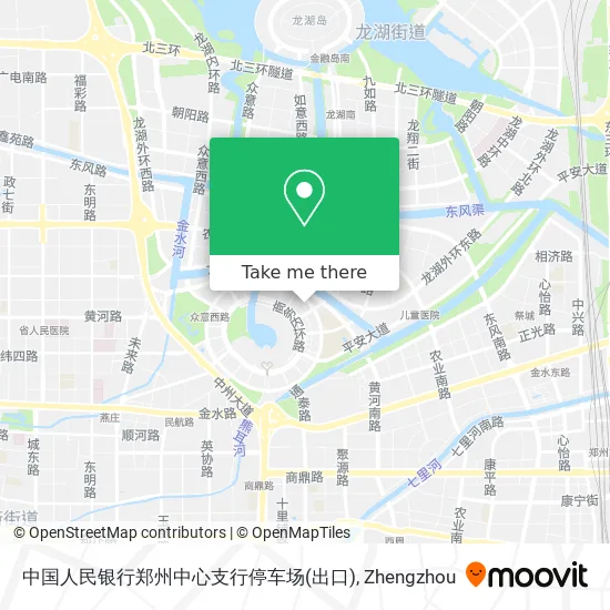 中国人民银行郑州中心支行停车场(出口) map