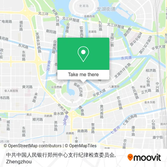 中共中国人民银行郑州中心支行纪律检查委员会 map