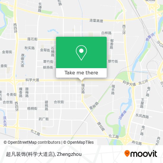 超凡装饰(科学大道店) map
