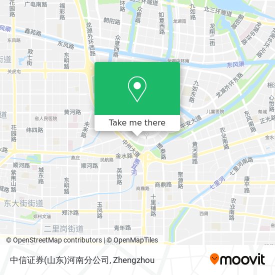 中信证券(山东)河南分公司 map