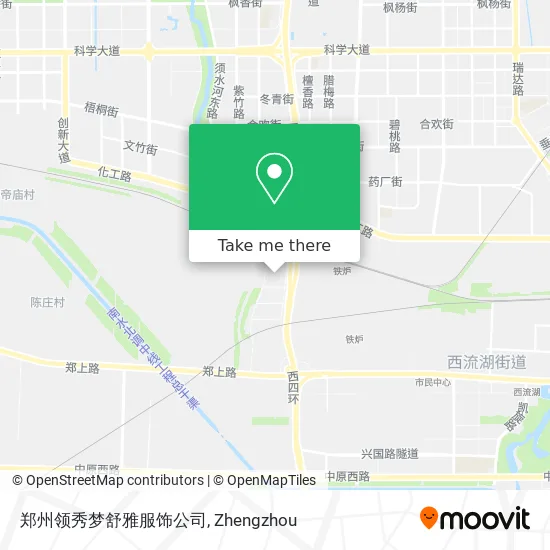 郑州领秀梦舒雅服饰公司 map