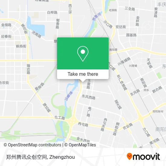郑州腾讯众创空间 map