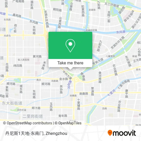 丹尼斯1天地-东南门 map